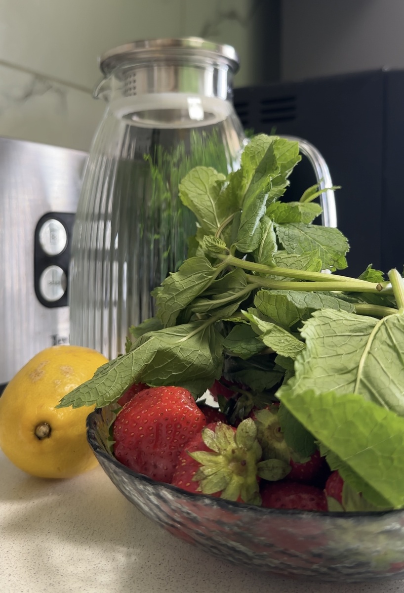 Моем в проточной воде