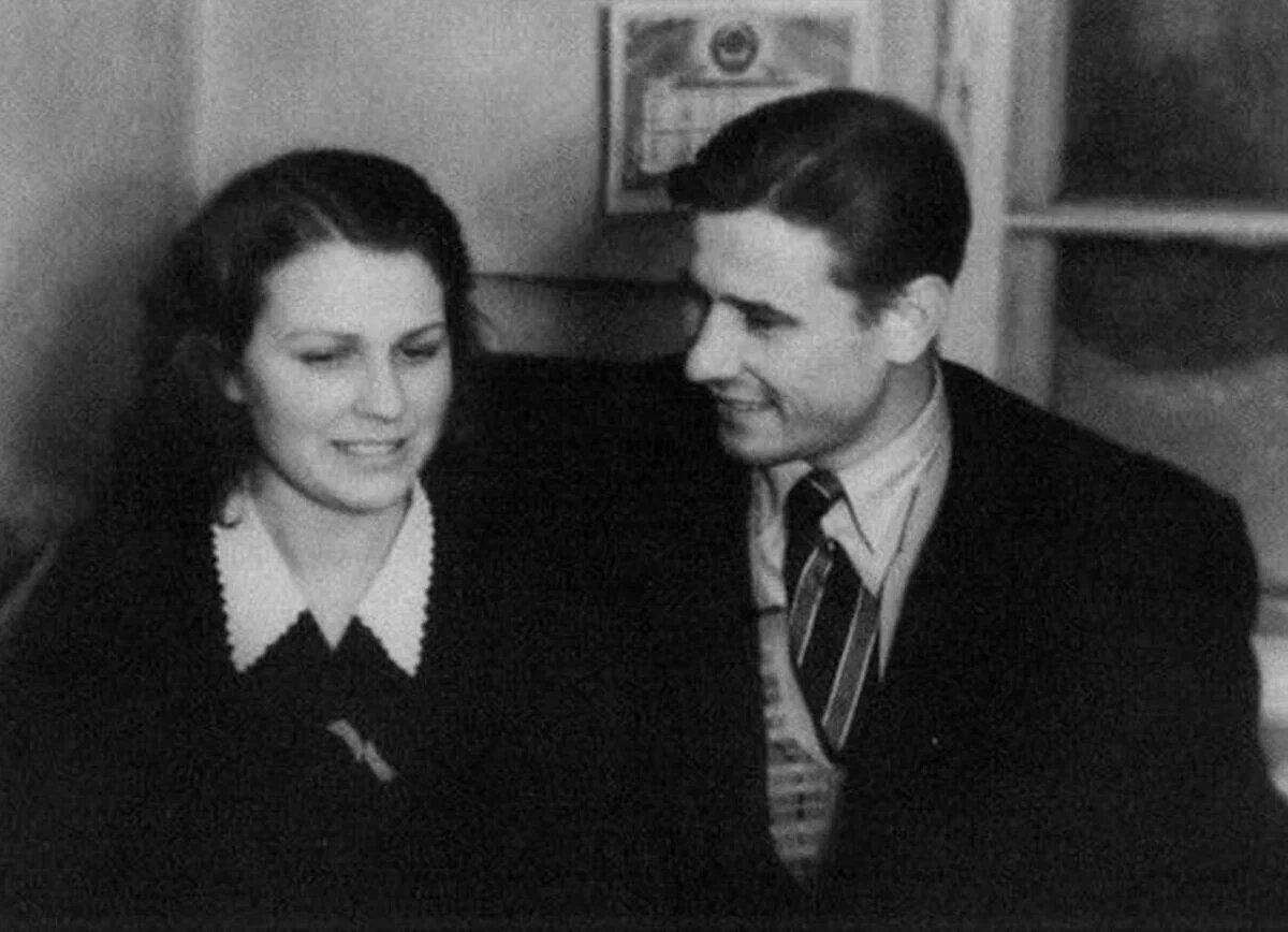 С Валентиной в молодости