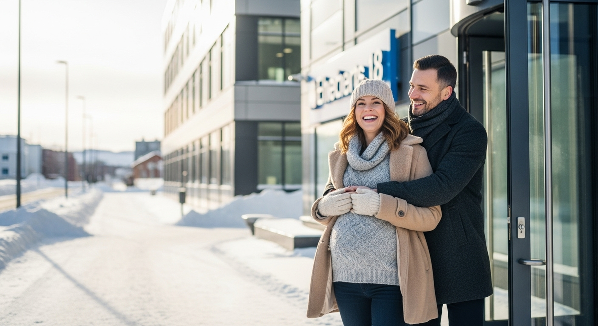 Он нежно обнимал ее за плечи