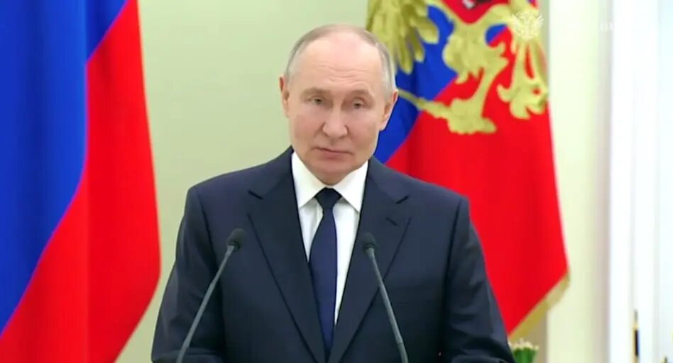    Владимир Путин. Фото: скриншот из видео пресс-службы Кремля.