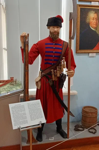 Астраханский стрелец, фото из Астраханского краеведческого музея