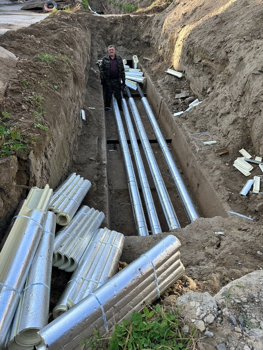 Красный Яр - поставка скорлупы ППУ  114*30