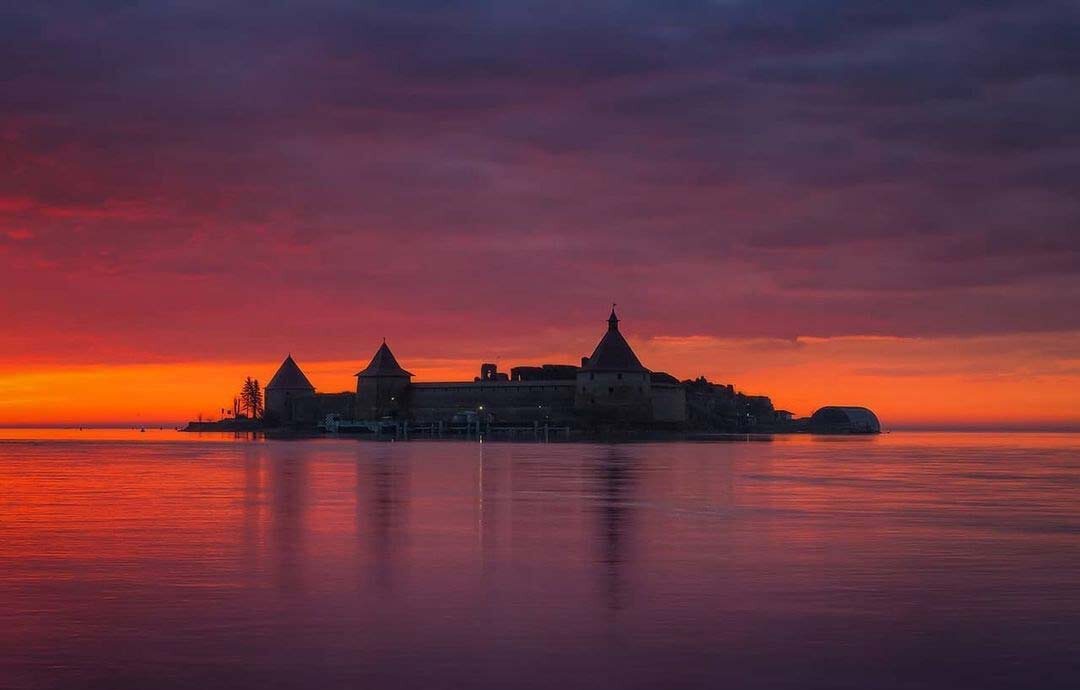 Крепость "Орешек". Ночь. Фото из интернета