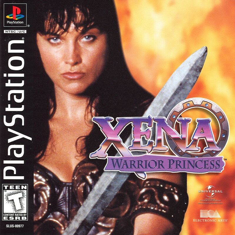 Обложка игры Xena: Warrior Princess, официальная, зарубежная версия для PlayStation 