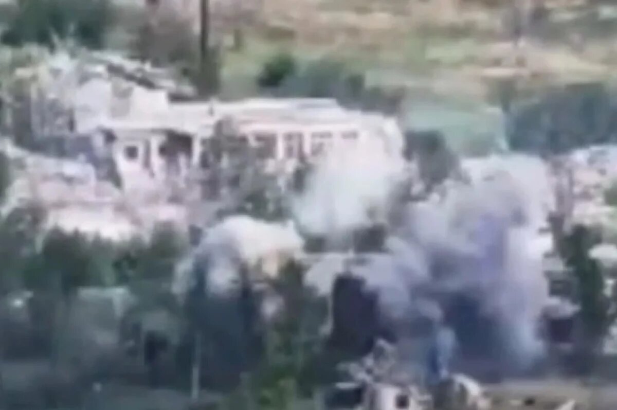    Удар по позициям ВСУ.