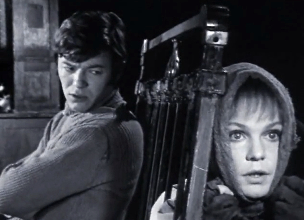 Кадр из фильма-спектакля "Марат, Лика и Леонидик", 1971 г., режиссер Анатолий Эфрос (скриншот)