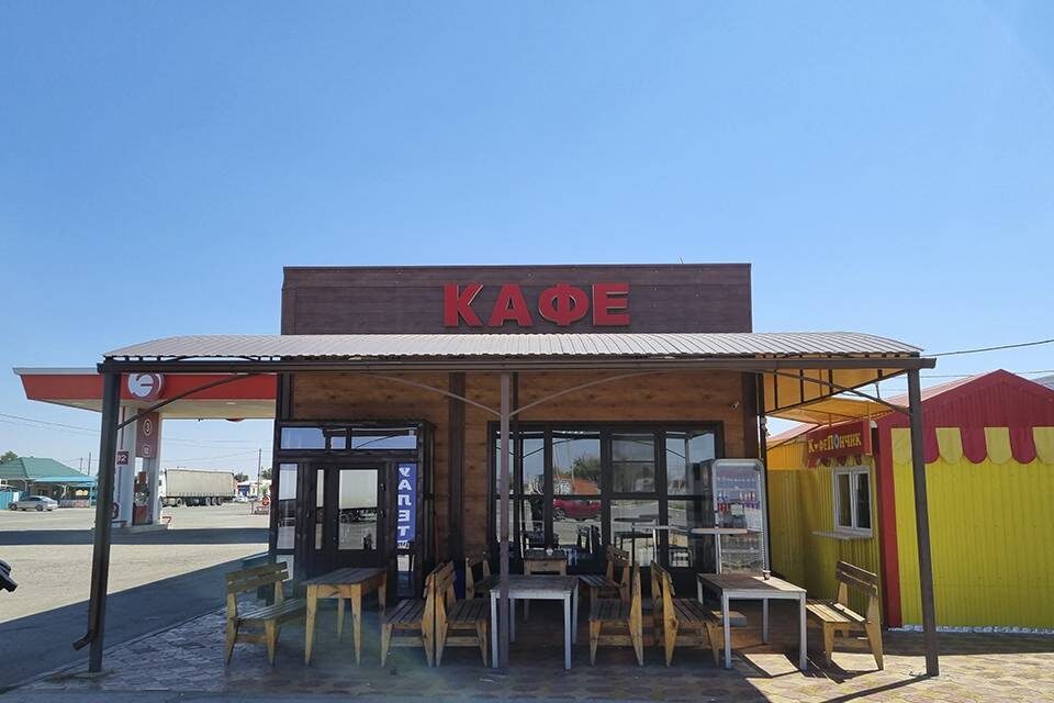 БЫСТРОВОЗВОДИМОЕ КАФЕ 8 Х 15 Х 5.5 В Г. ЭЛИСТА, РОССИЯ