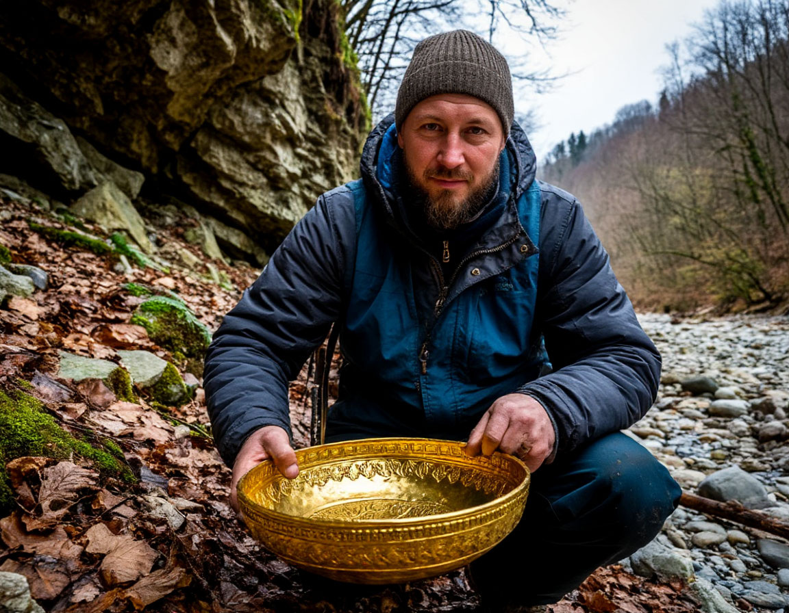 мужчина и скифское золото