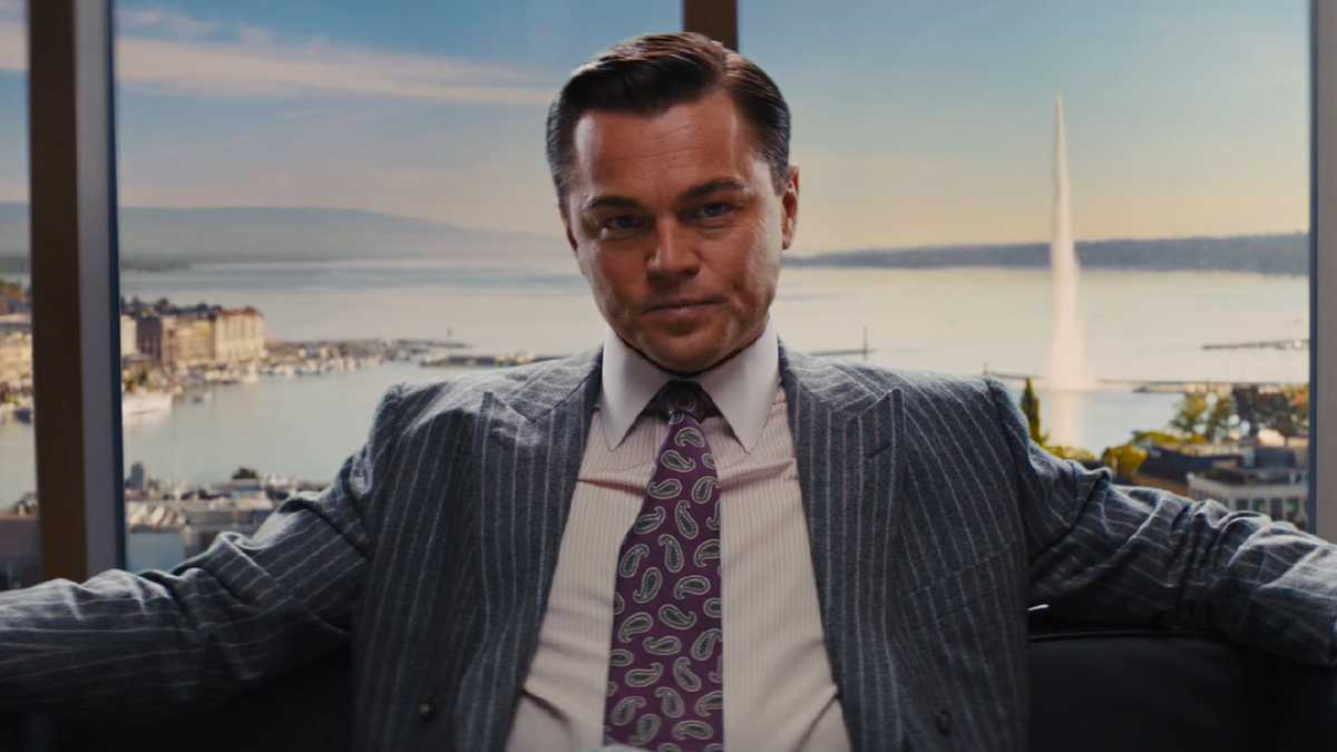 Кадр из фильма «Волке с Уолл-Стрит» 