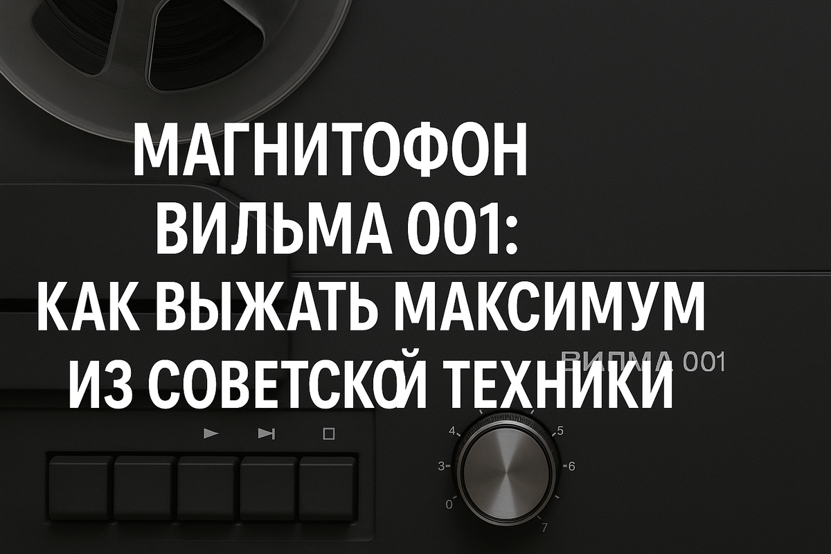 Магнитофон Вильма 001