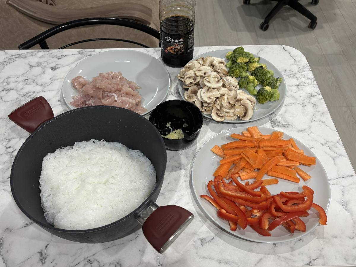 Подготоваливаем продукты