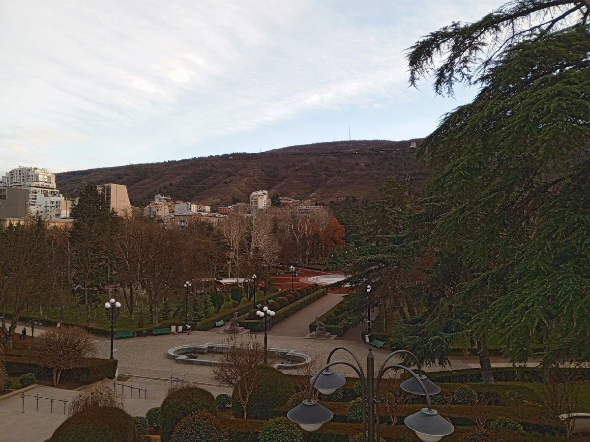 Красивый парк Ваке зимой