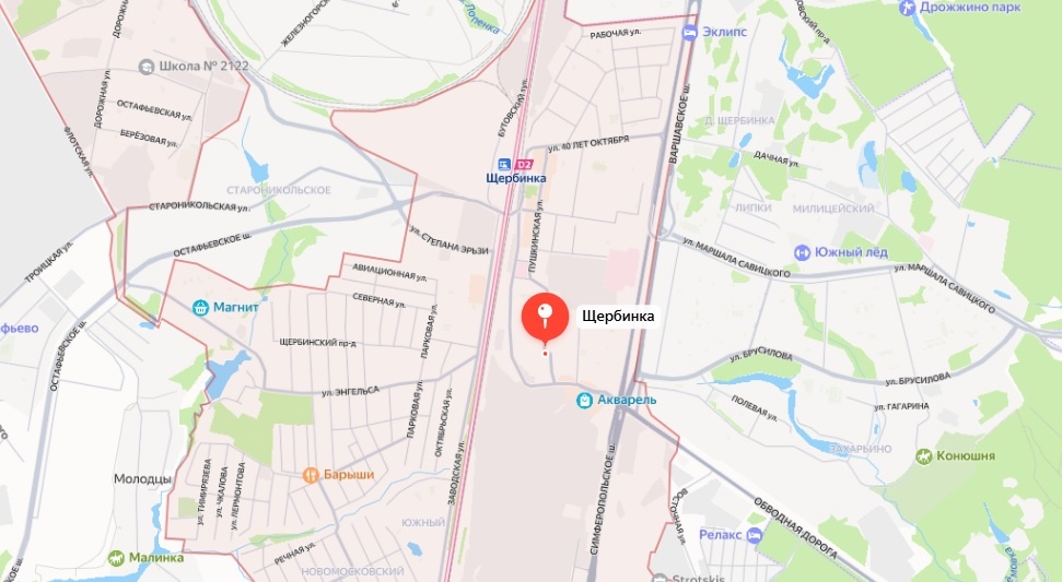 Кто тут живёт, тот поймёт, о чём я :) (Скриншот сделан с Яндекс-Карт)