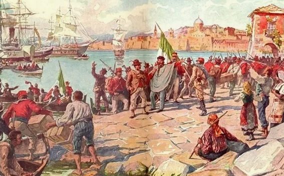 «Здесь мы создаём Италию или умираем!» Джузеппе Гарибальди.