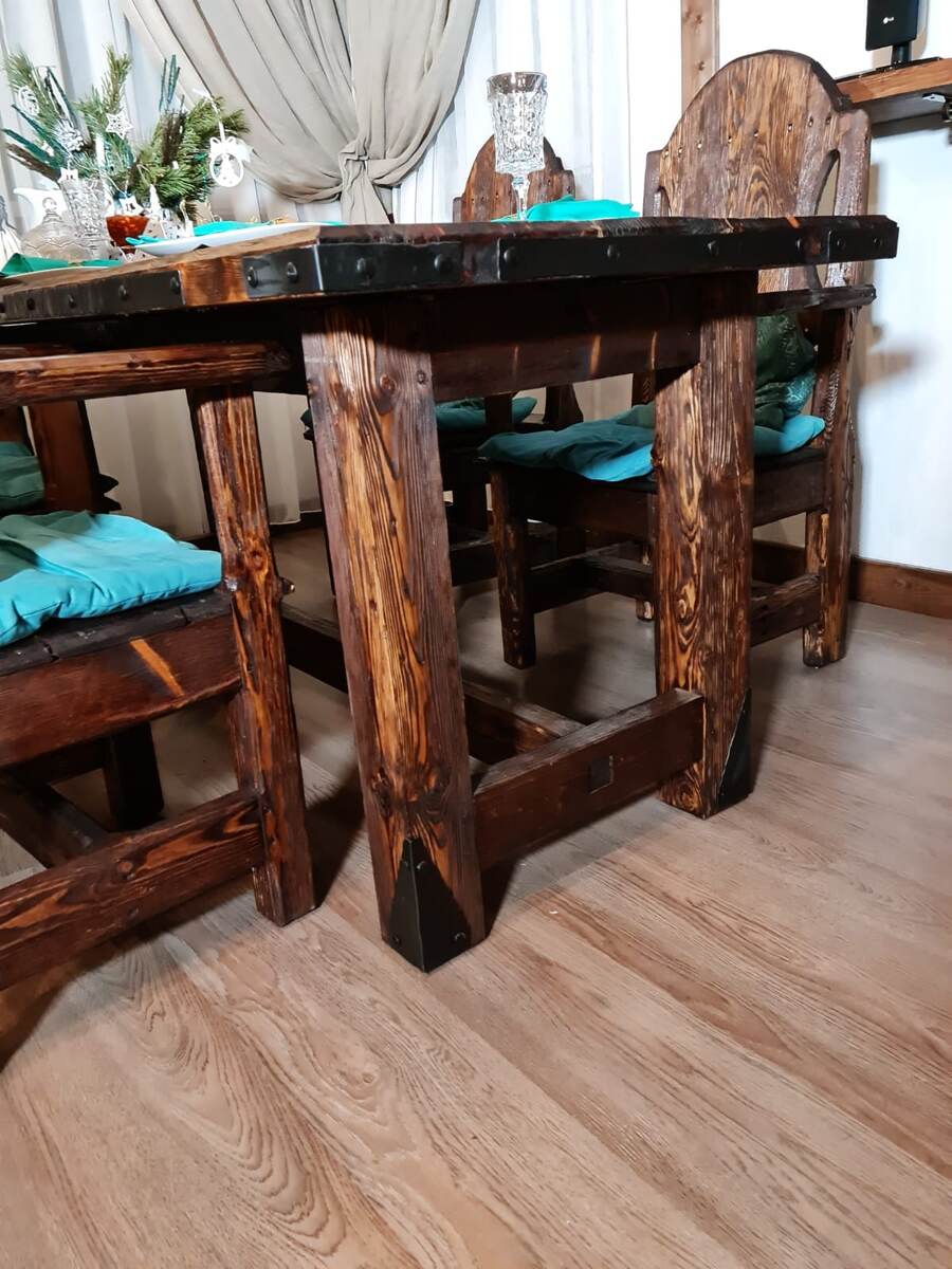 Стол и стулья в комплекте, а теперь об изготовлении стульев - подробно!