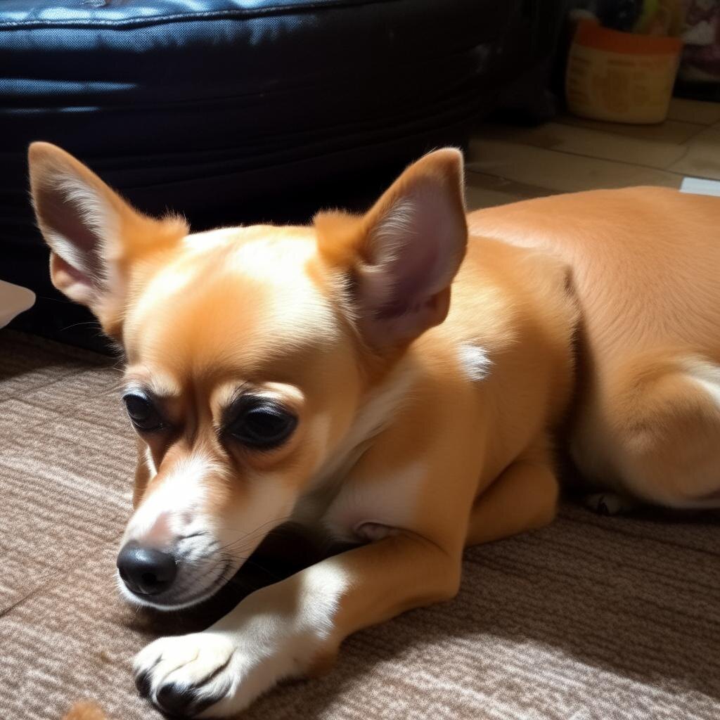 Это наша любимая собака Ласка! (фото обработано в нейросети Kandinsky 4.1)