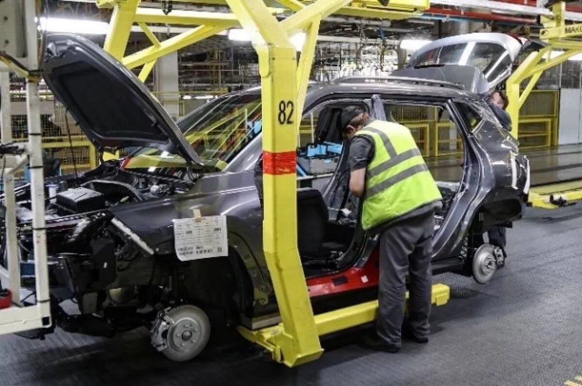    В РФ выросло производство легковых автомобилей