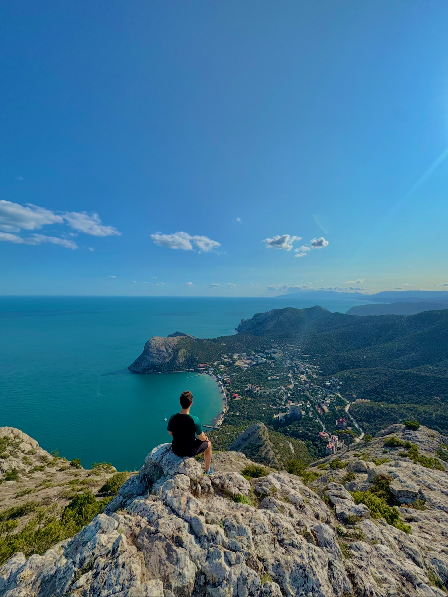 Вид с вершины. Поистине райское место!