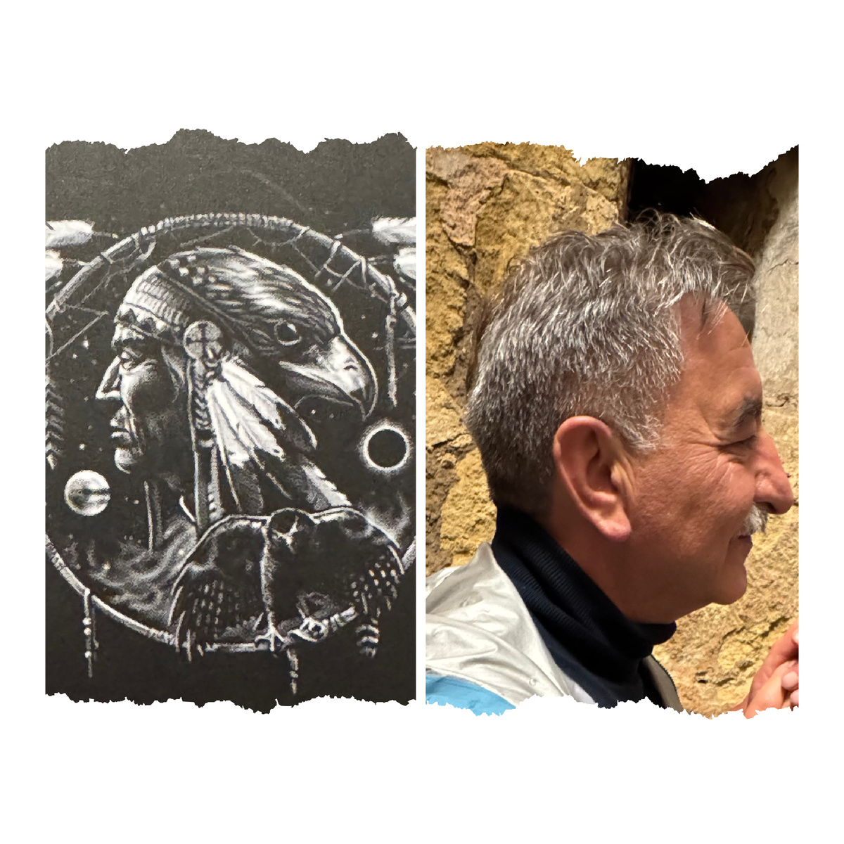 Коллаж- картинка из книги и фото мужа)❤️