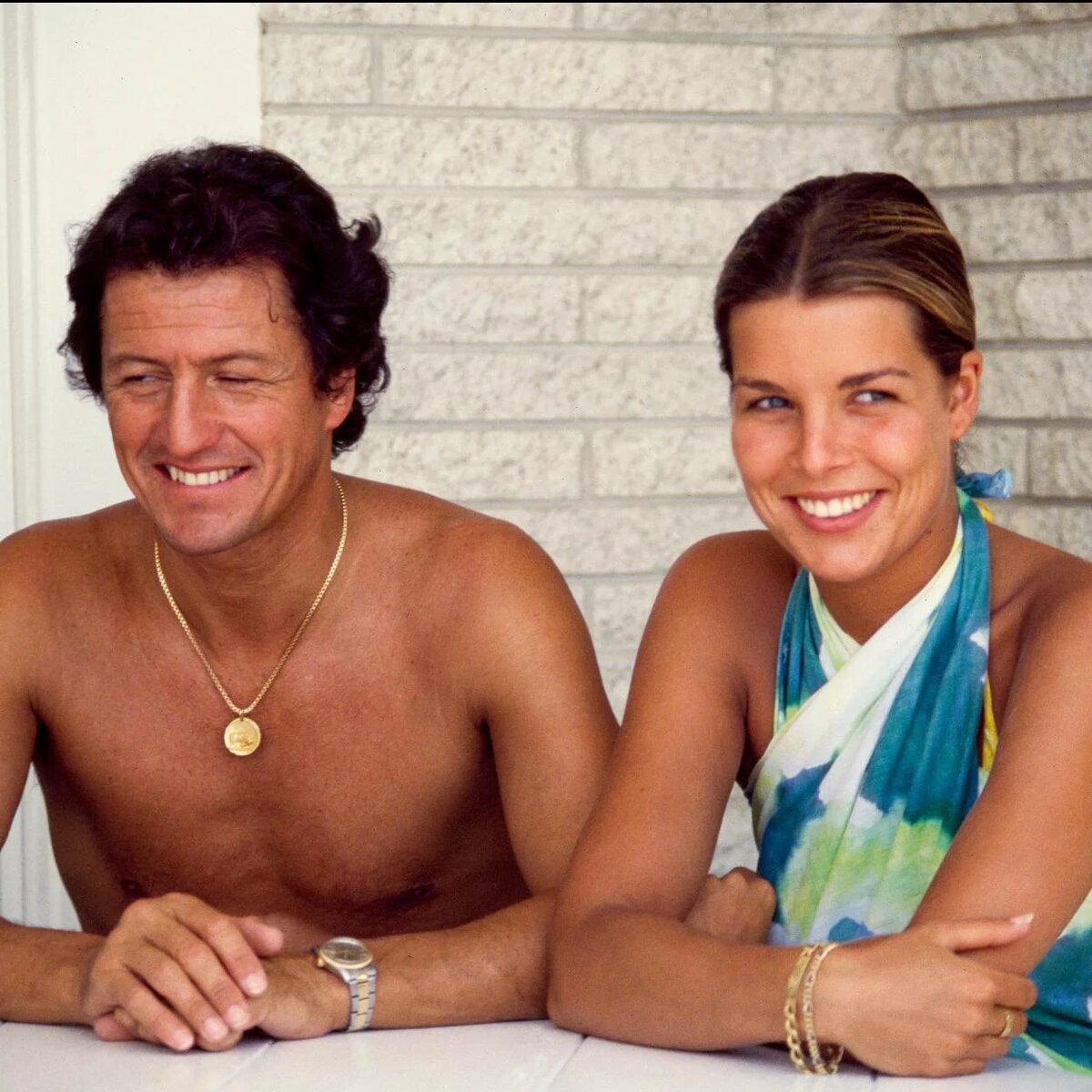 Принцесса Каролина и Филипп Жюно