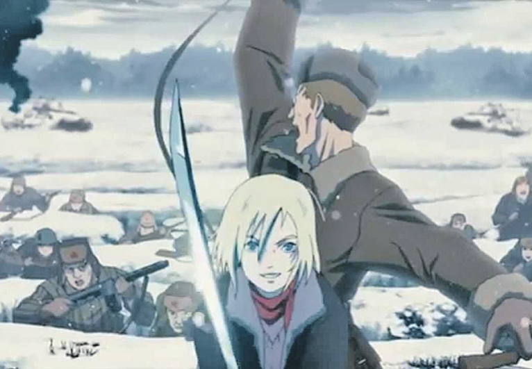 Образ девочки увековечен в аниме «Первый отряд». Фото: кадр аниме