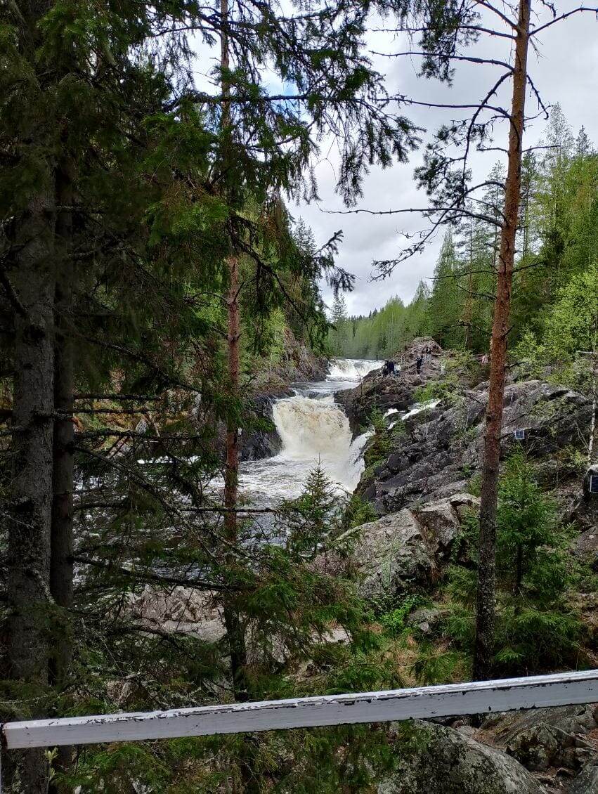 Водопад Кивач. Фотографией поделилась Юля.