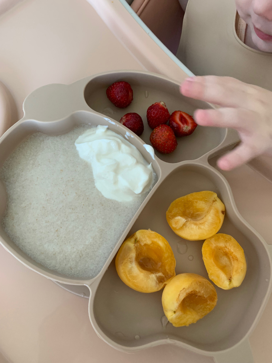 Наша тарелочка в 8 месяцев: 