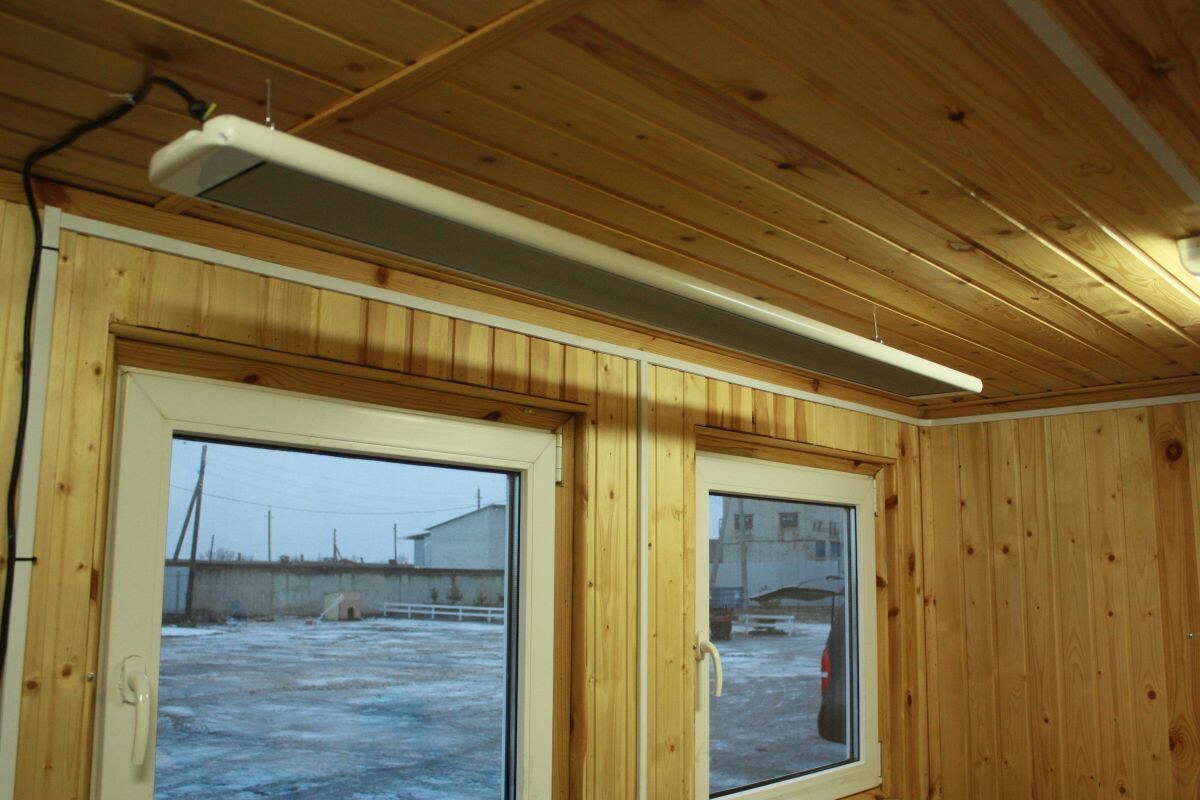 Длинноволновые обогреватели предназначены для утепленного помещения