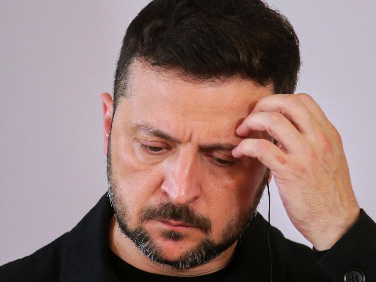    Владимир Зеленский во время визита в Австрию© AP Photo / Heinz-Peter Bader