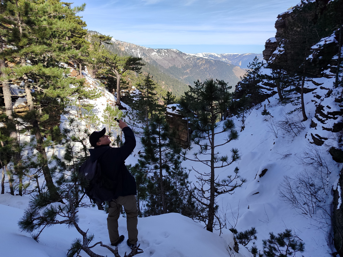 Крым, Таракташская тропа зимой