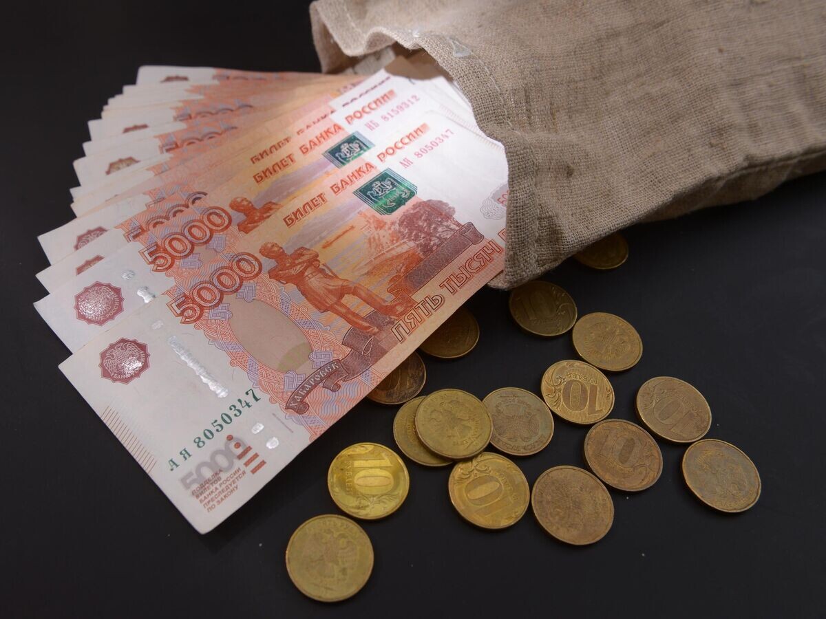    Денежные купюры и монеты России© РИА Новости / Владимир Трефилов