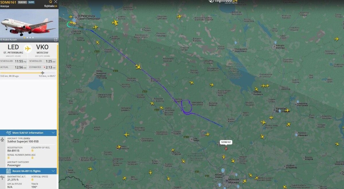    Фото: Flightradar24
