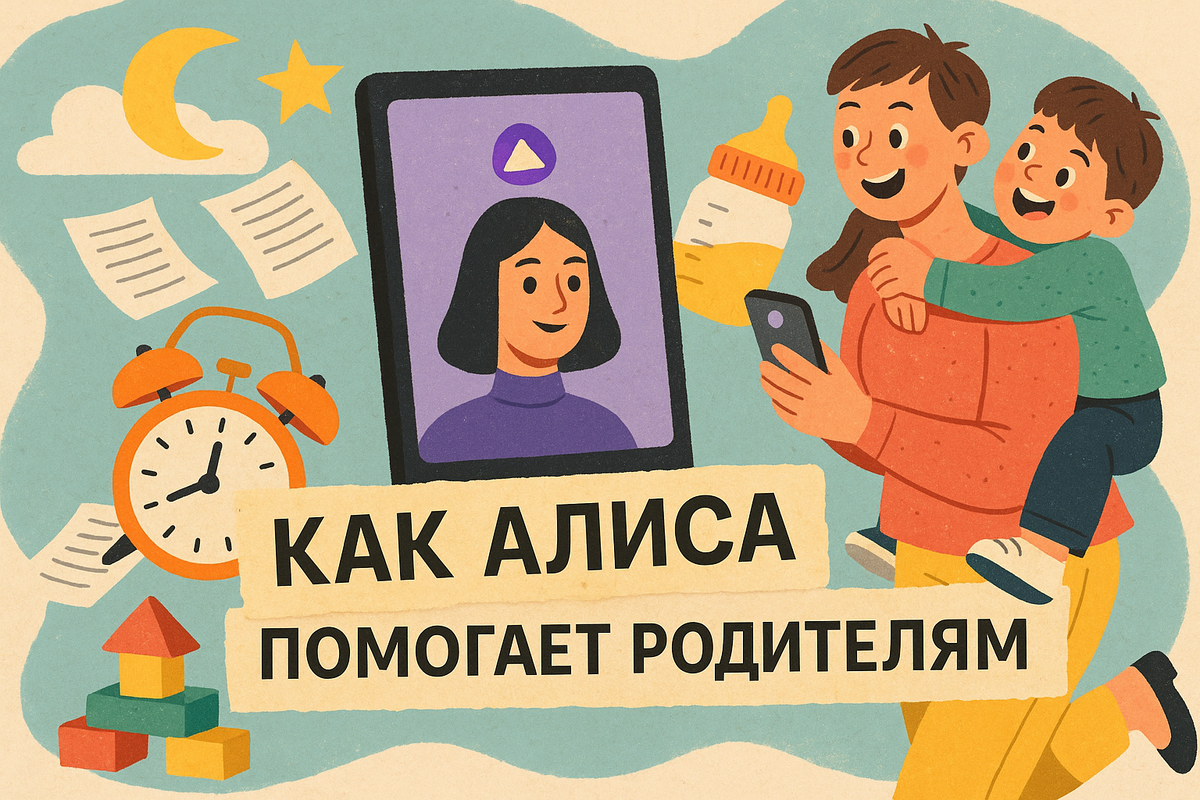 Как AI-ассистент Алиса помогает родителям