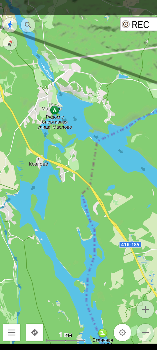 Скрин с экрана навигатора.