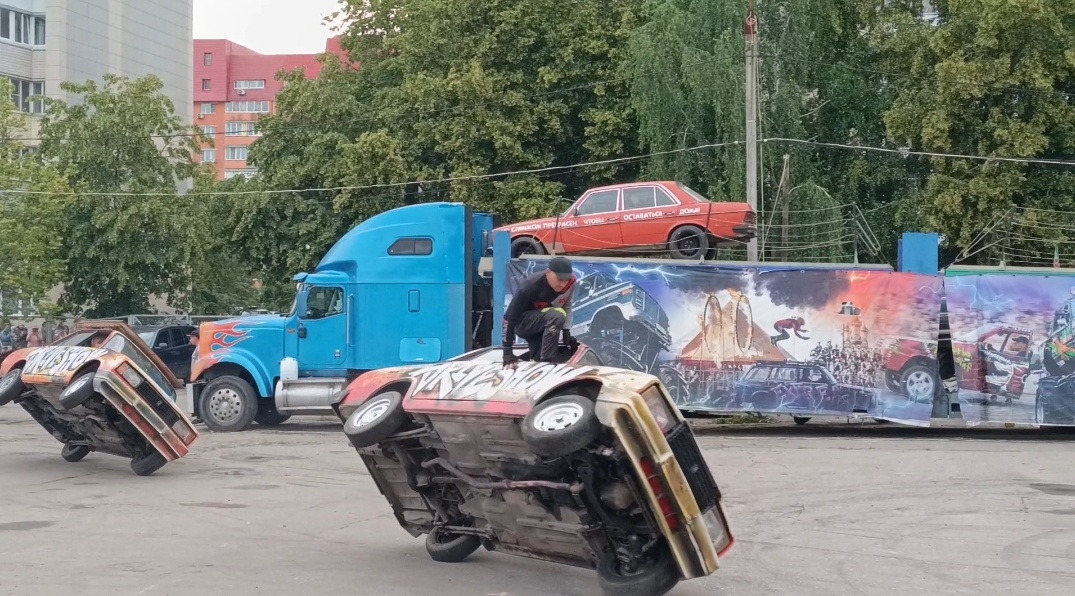 Езда на двух колёсах(фото автора). 