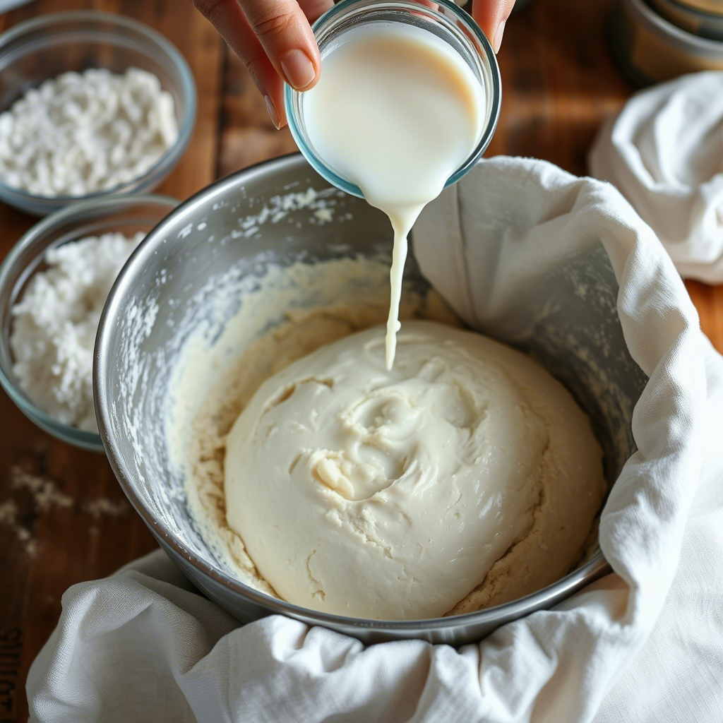 Тесто получится нежным и вкусным