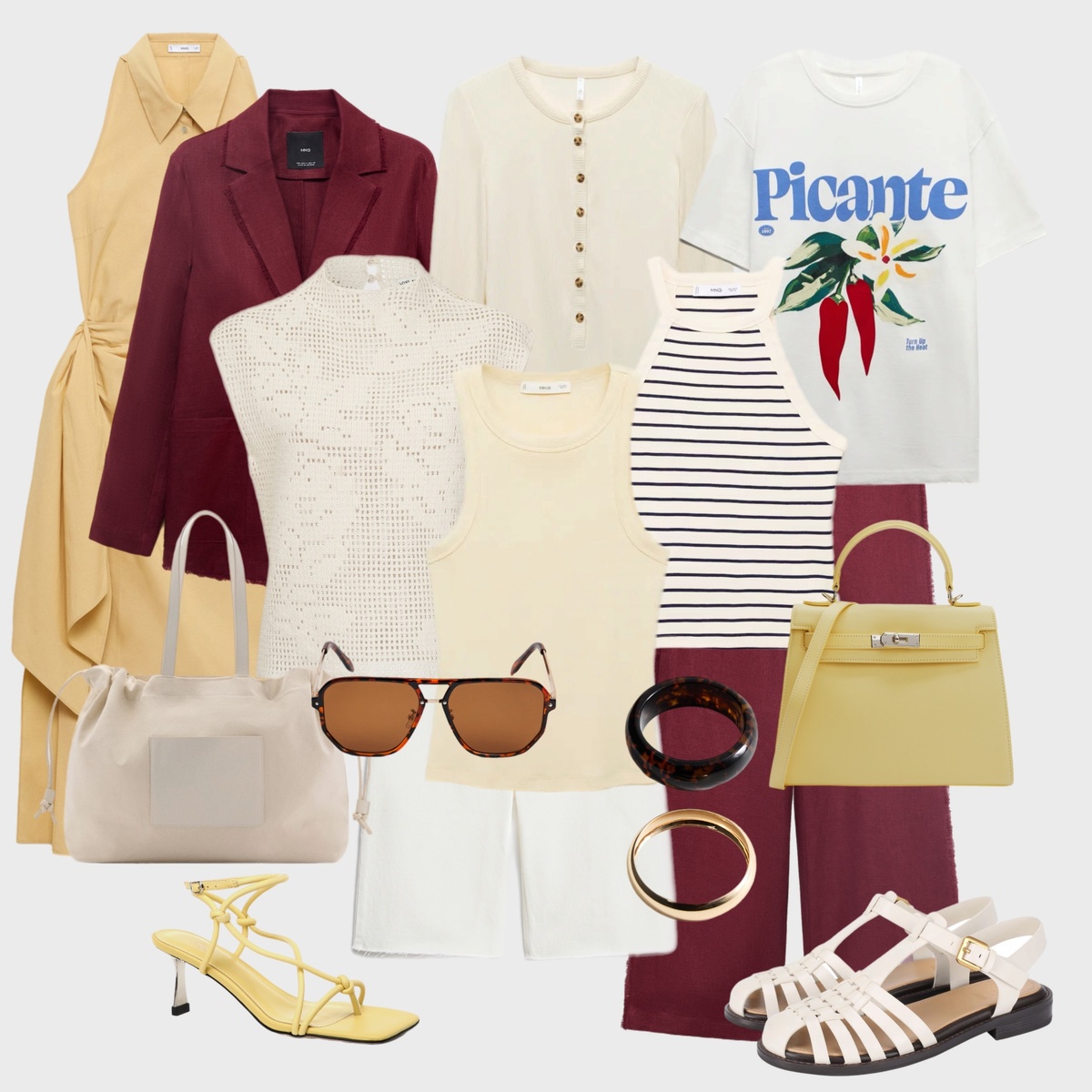 Гардеробная капсула на лето 2025