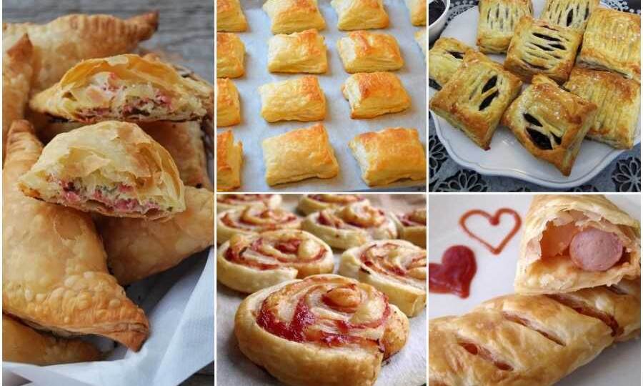Быстрые закуски к чаю: сладкие и солёные.