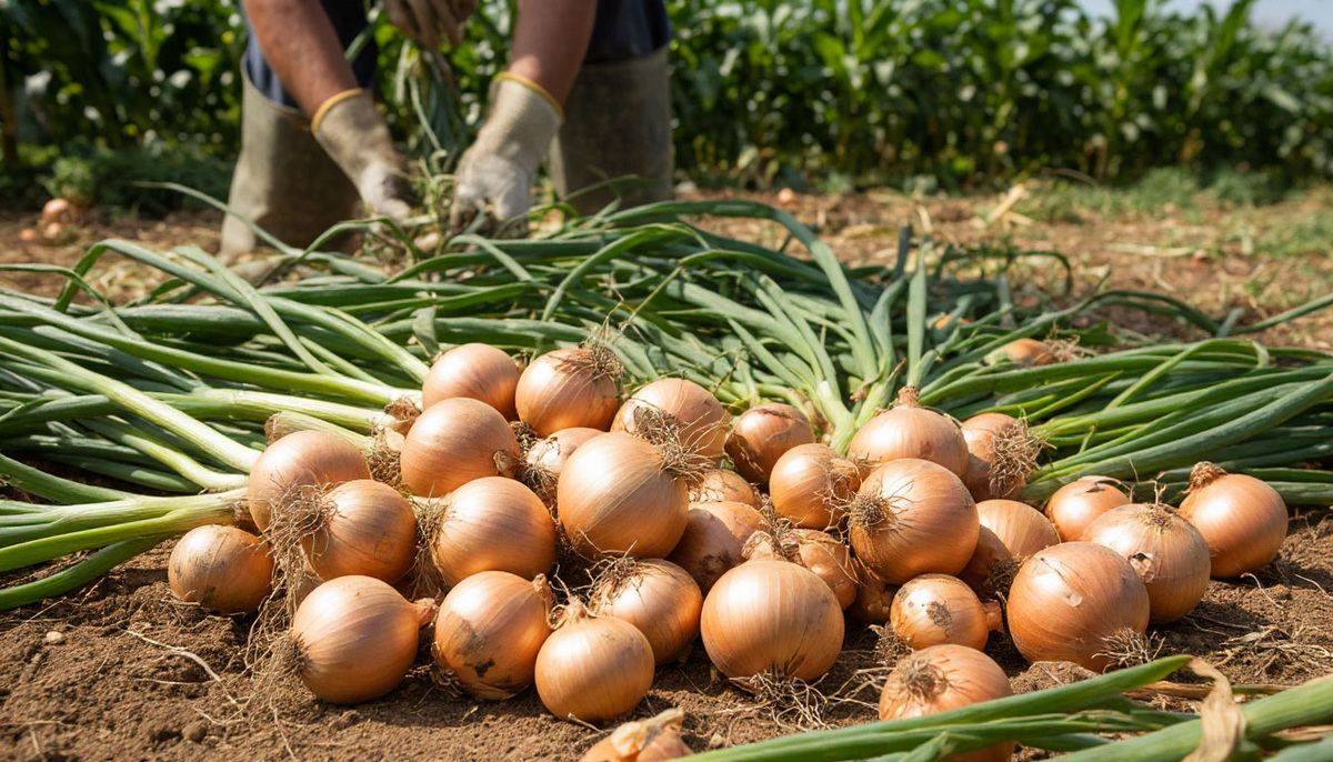 Уборка Репчатого Лука