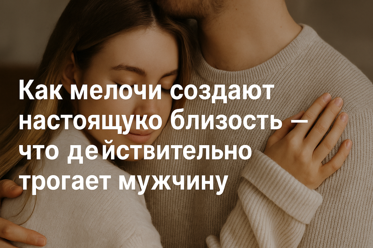 Как мелочи создают настоящую близость — что действительно трогает мужчину