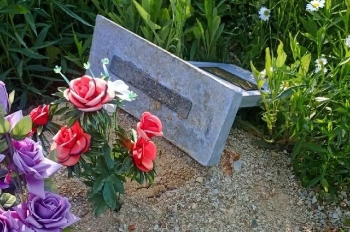    Из социальных сетей стало известно, что уже обнаружено пять поврежденных надгробий