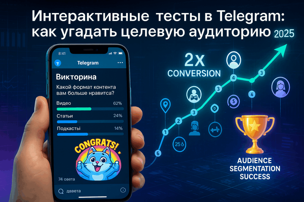    Интерактивные тесты в Telegram: как удвоить конверсию в 2025 через точную сегментацию аудитории за 7 шагов Юлия Чухиль