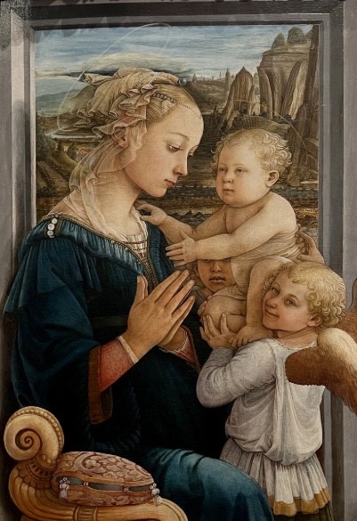 #painting #живопись #Fra_Filippo_Lippe_The_Mother_and_The_Child_with_two_Angels #Фра_Филиппо_Липпе_Мадонна_с_младенцем_и_двумя_ангелами