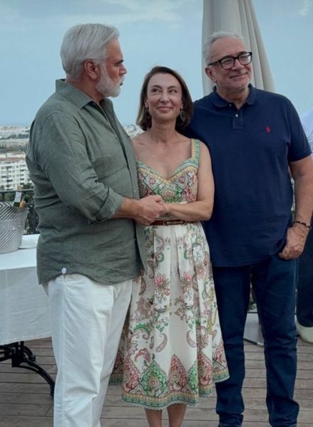    Валерий Меладзе с братом и сестрой. Фото: соцсети