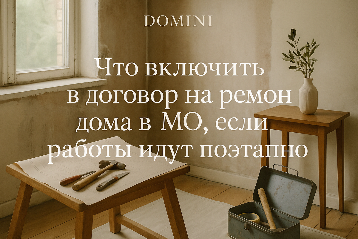    Почему поэтапный ремонт выгоден для вашего дома в МО