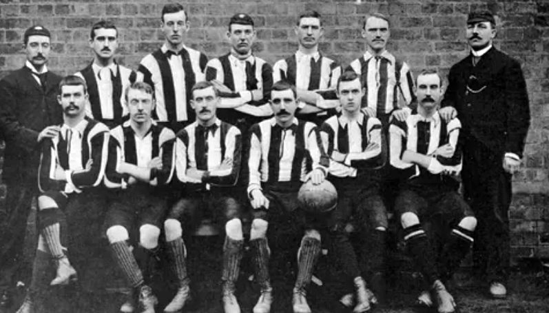 Команда «Ноттс Каунти» начала XX века.