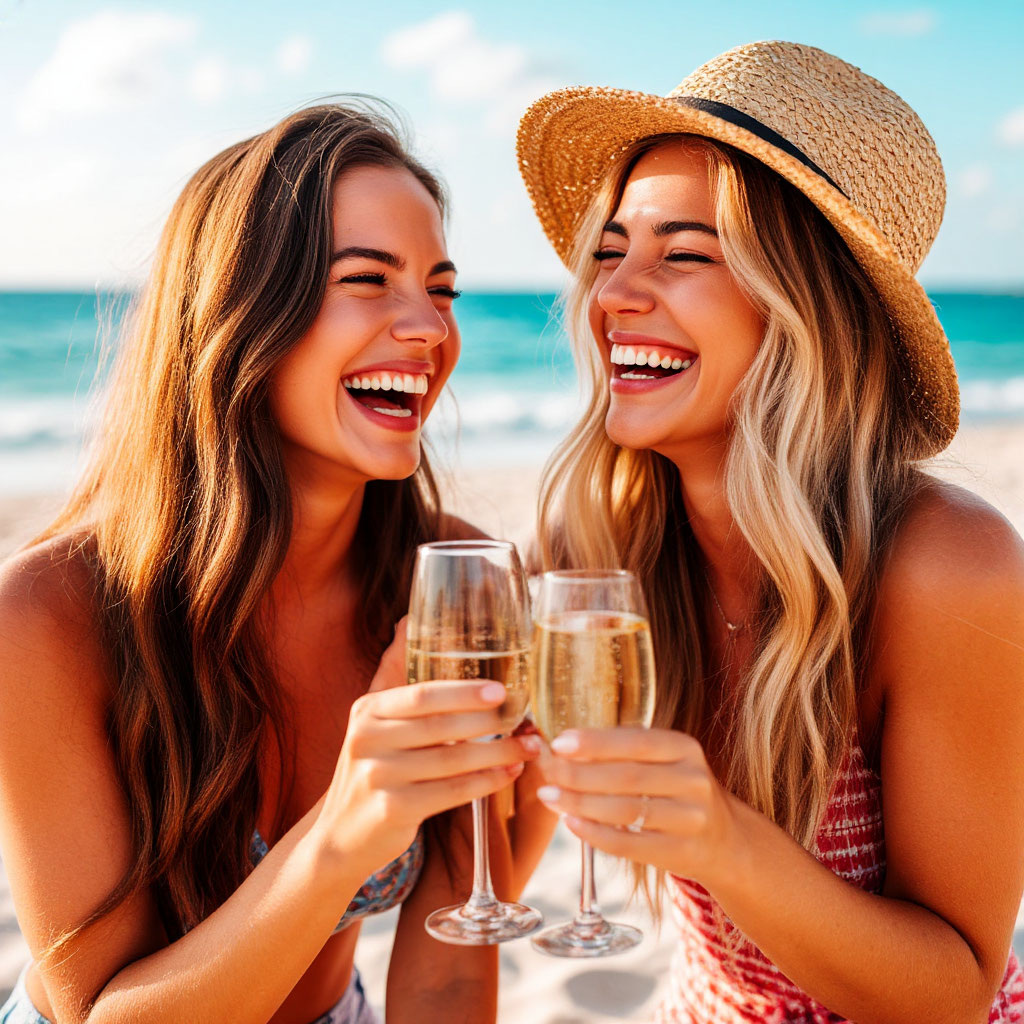 Россия: смешные анекдоты о курортных романах. Фото из нейросети