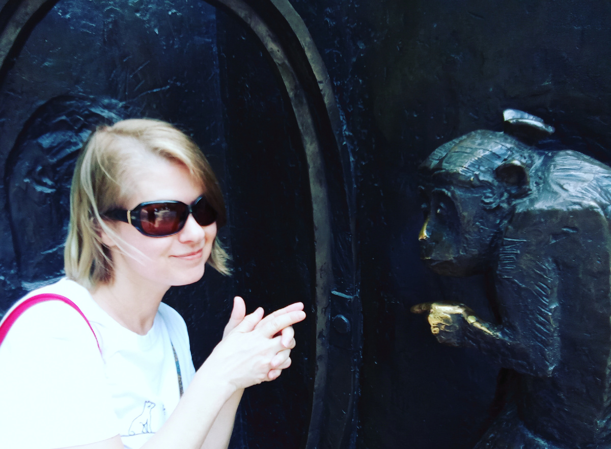 Обезьянничаю на Патриарших, июнь 2025