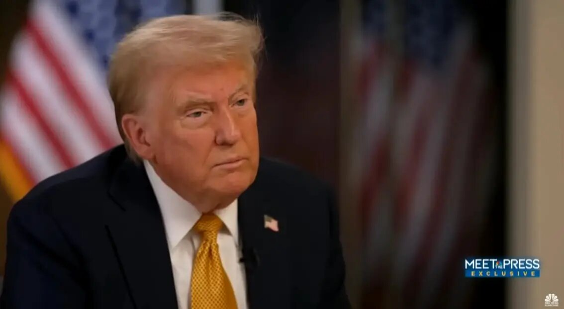    Дональд Трамп. Фото: скриншот из видео интервью американским СМИ.