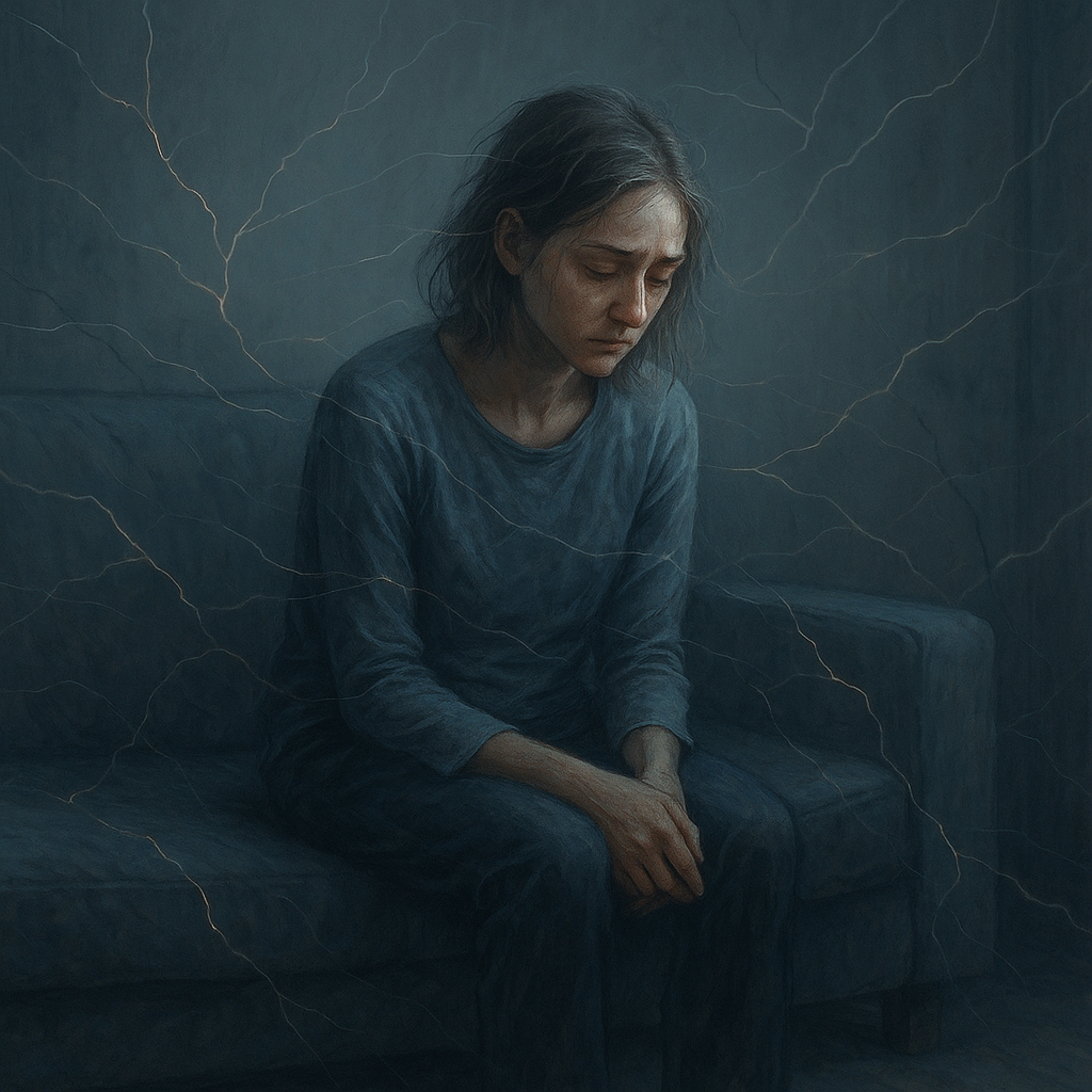 
Как будто кто-то выдернул вилку - и ты больше не включаешься